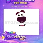 Free Strawberry Scented Free Bear Face Toy Story Free SVG - Instant Download