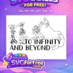 Free Woody and Jessie Free Buzz Rocket Toy Story Free SVG - Instant Download