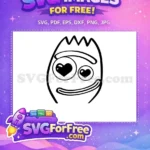 Free Heart Eyes Free Forky Face Toy Story Free SVG - Instant Download