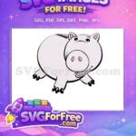 Free Hamm Smiling Face Free Pink Pig Toy Story Free SVG - Instant Download