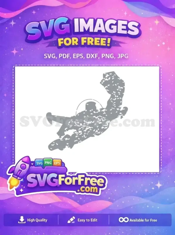 Free Buzz Lightyear Silhouette Free Falling Pose Toy Story Free SVG