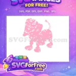 Free Slinky Dog Pink Free Toy Story Free SVG - Instant Download