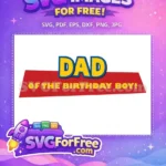 Free Dad Letters Free Birthday Boy Toy Story Free SVG - Instant Download