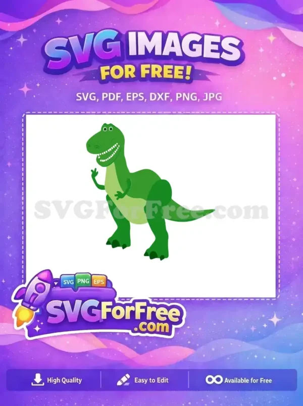 Free Green Rex Smiling Free Waving Hand Toy Story Free SVG Free Green Rex Smiling Free Waving Hand Toy Story Free SVG