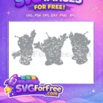 Free Three Eyed Aliens Free Gray Silhouette Toy Story Free SVG - Instant Download