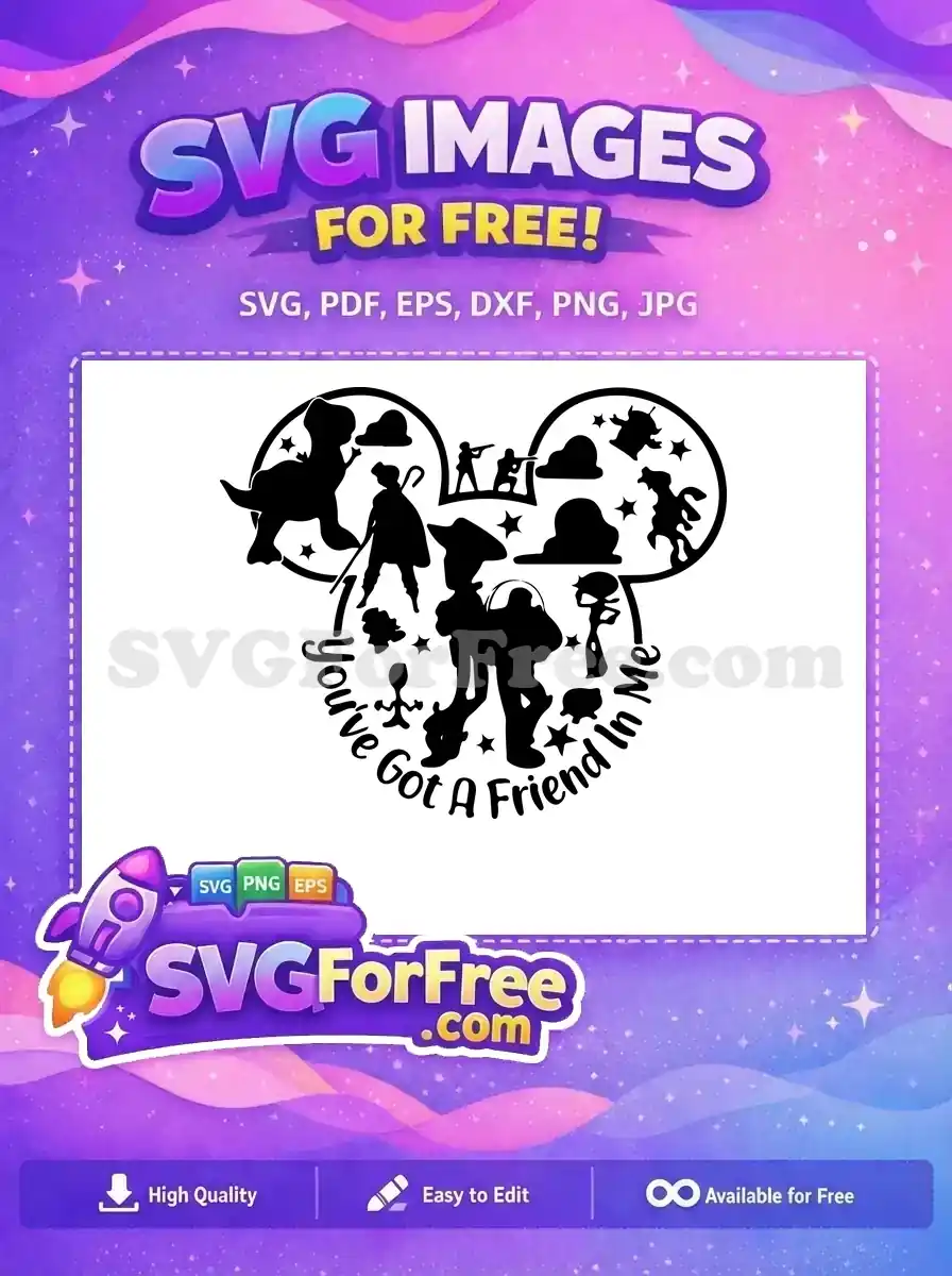 Free Rex Woody Free Alien Silhouettes Toy Story Free SVG
