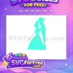 Free Woody Silhouette Free Bo Peep Dress Toy Story Free SVG 1 - Instant Download