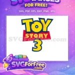 Free Yellow Blue Letters Free Red Banner Toy Story Free SVG - Instant Download