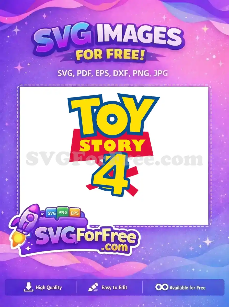 Free Yellow Blue Letters Free Red Accents Toy Story Free SVG