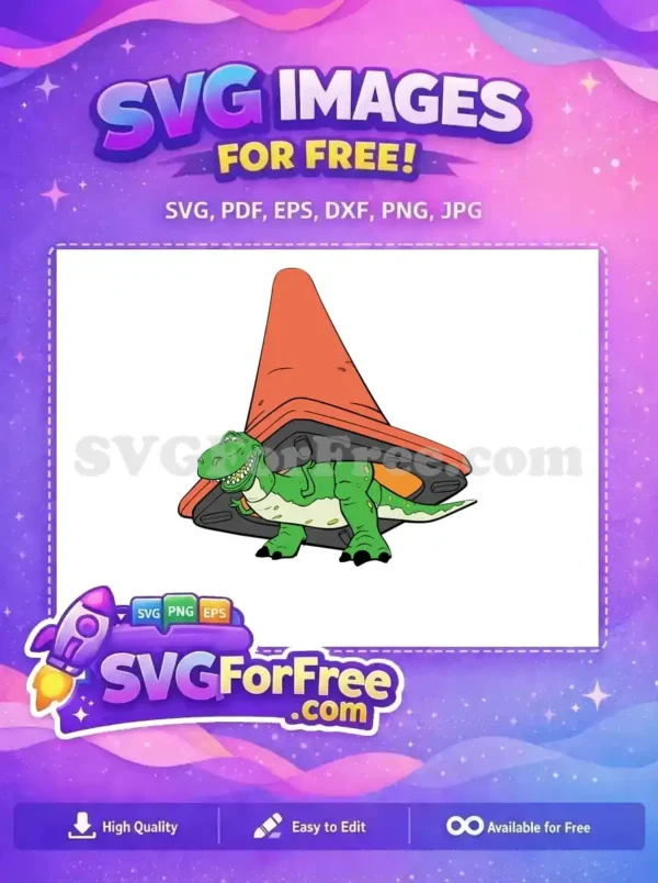 Free Rex Cone Head Free Orange Cone Toy Story Free SVG Free Rex Cone Head Free Orange Cone Toy Story Free SVG