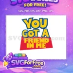 Free Yellow Blue Letters Free Red Background Toy Story Free SVG 2 - Instant Download