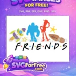 Free Buzz Lightyear Free Woody Sheriff Toy Story Friends Free SVG - Instant Download