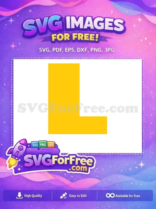 Free Letter L Free Yellow White Toy Story Free SVG