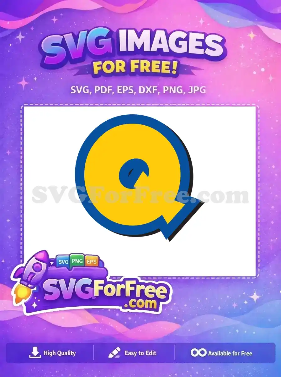 Free Blue Yellow Letter Q Free Pixar Toy Story Free SVG