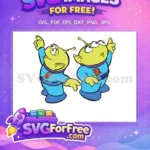 Free Pointing Aliens Free Planet Patches Toy Story Free SVG - Instant Download