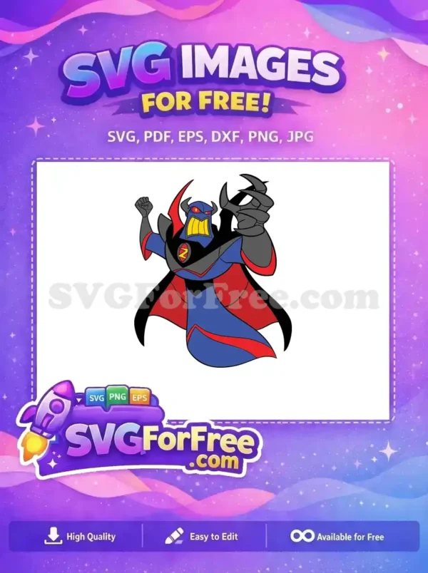Free Zurg Angry Expression Free Claw Hand Toy Story Free SVG
