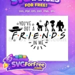 Free Silhouette Characters Free Friends Inspired Toy Story Free SVG - Instant Download