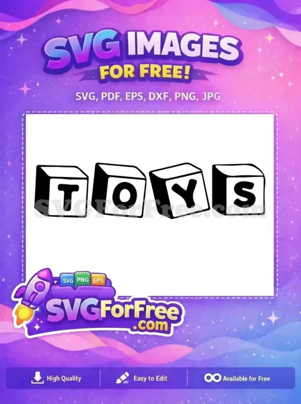 Free Bold Font Free Block Letters Toy Story Free SVG