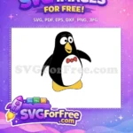 Free Tuxedo Penguin Free Red Bowtie Toy Story Free SVG - Instant Download