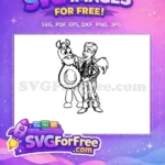 Free Woody Cowboy Free Sheriff Star Toy Story Free SVG 2 - Instant Download