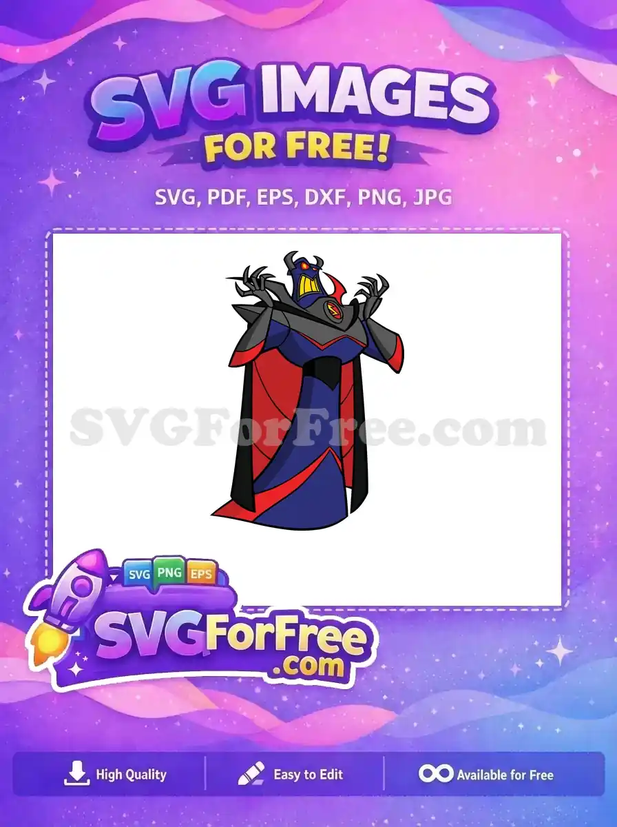 Free Evil Emperor Zurg Free Claws Toy Story Free SVG
