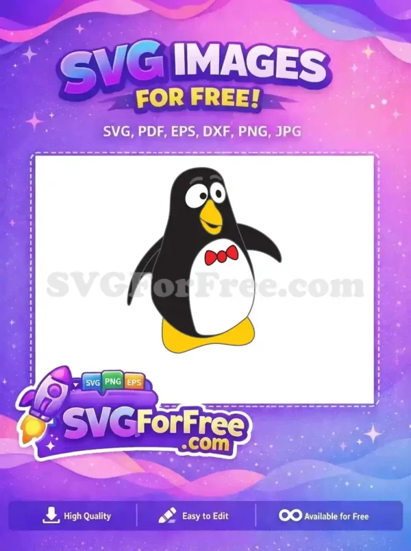 Free Wheezy Penguin Free Red Bowtie Toy Story Free SVG 2