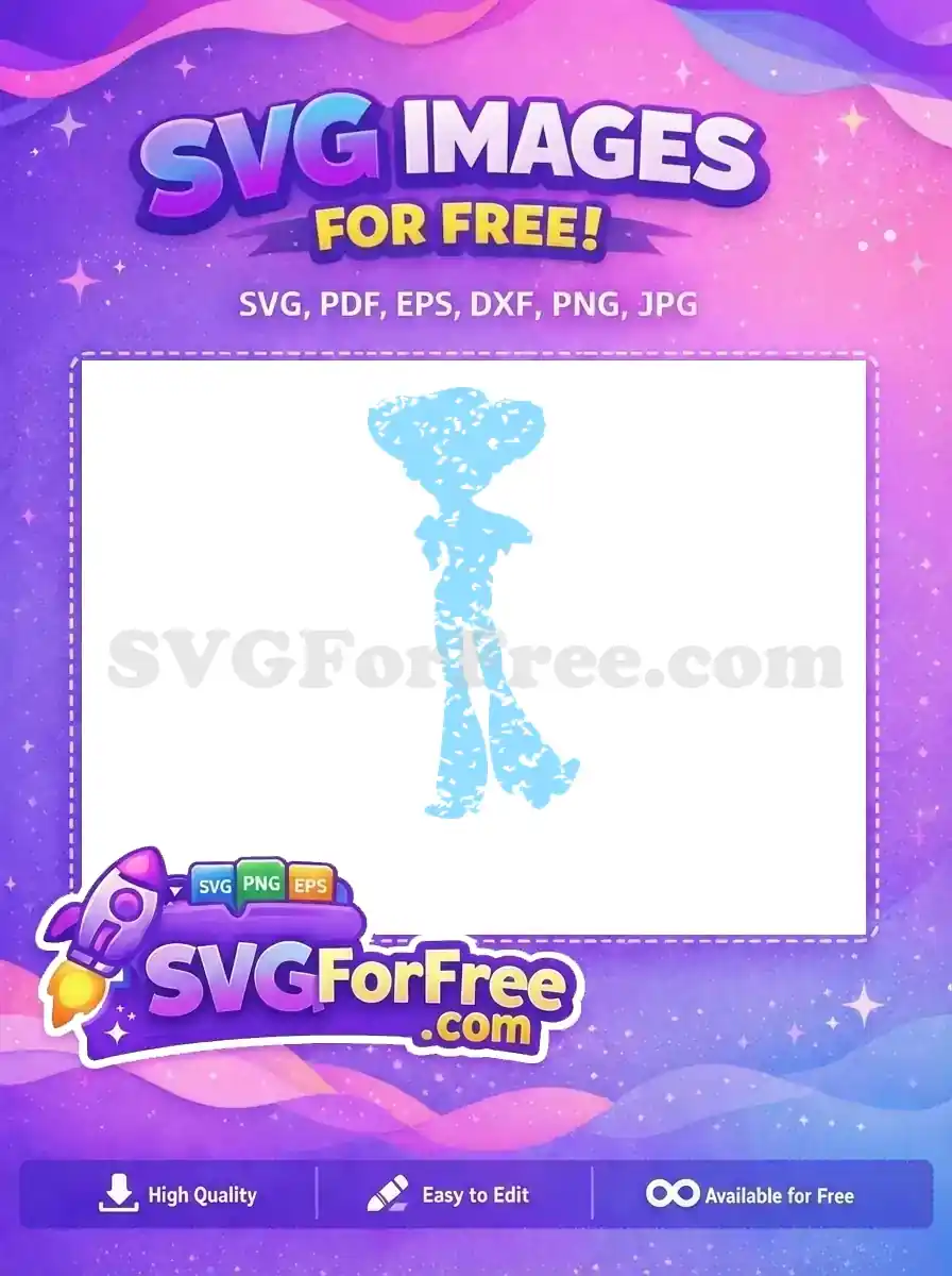 Free Blue Haired Free Bo Peep Toy Story Free SVG