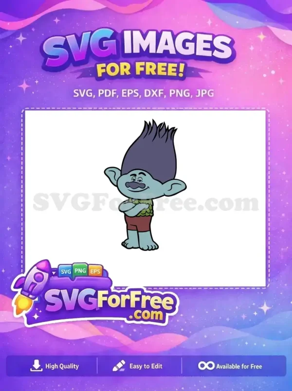 Free Teal Skin Free Purple Hair Trolls Free SVG Free Teal Skin Free Purple Hair Trolls Free SVG