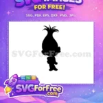 Free Hair Silhouette Free Trolls Movie Free SVG - Instant Download