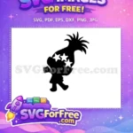 Free Silhouette Stars Free Trolls Cartoon Free SVG - Instant Download