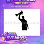 Free Silhouette Trophy Free Award Ceremony Free SVG - Instant Download