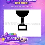 Free Silhouette Award Free Black Trophy Competition Free SVG - Instant Download
