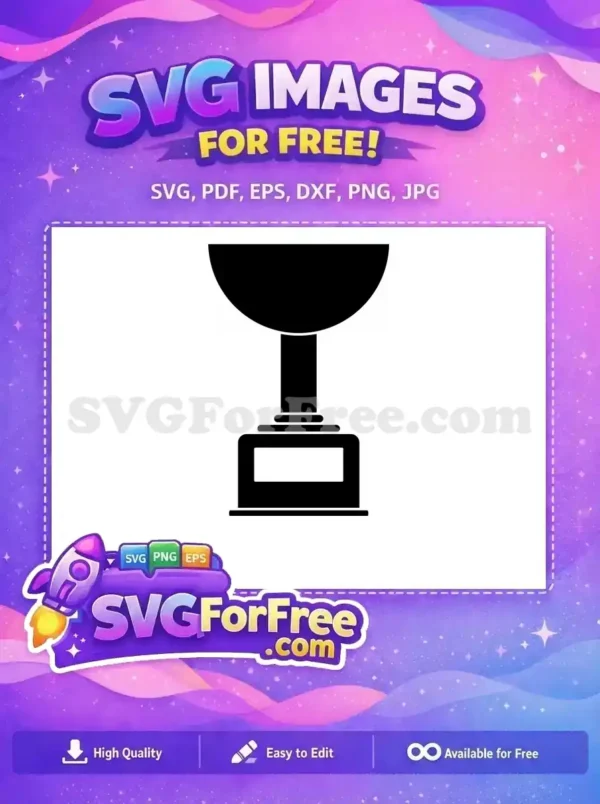 Free Silhouette Award Free Black Trophy Competition Free SVG
