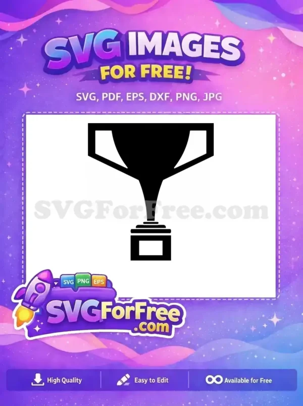 Free Simple Award Free Classic Trophy Celebration Free SVG