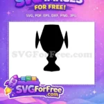 Free Black Silhouette Free Trophy Silhouette Award Free SVG 1 - Instant Download