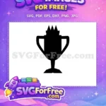 Free Silhouette Trophy Free Silhouette Award Category 1 Free SVG - Instant Download