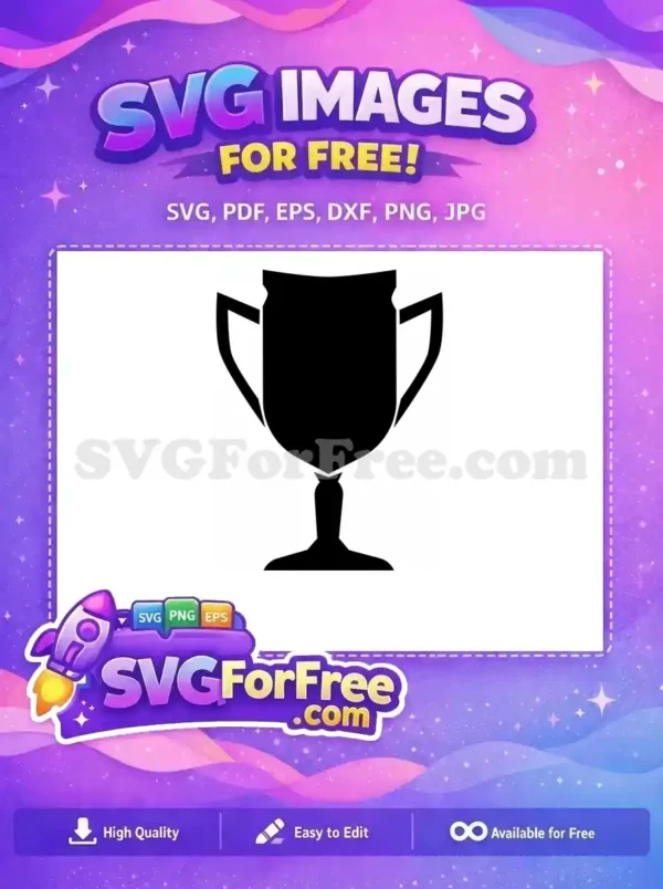 Free Award Silhouette Free Victory Design Trophy Free SVG