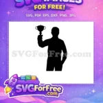 Free Award Ribbon Free Celebration Victory Trophy Free SVG - Instant Download