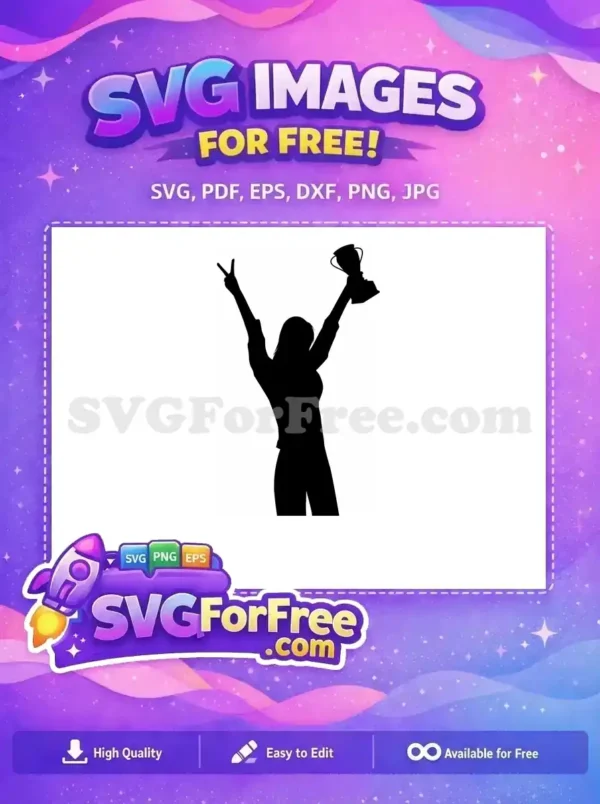 Free Trophy Silhouette Free Award Ceremony Free SVG