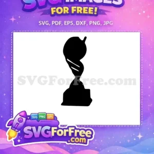 Free Black Silhouette Free Detailed Award Trophy Free SVG Free Black Silhouette Free Detailed Award Trophy Free SVG