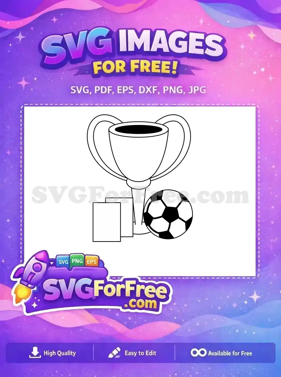 Free Victory Cup Free Soccer Ball Sport Free SVG