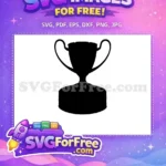Free Simple Trophy Free Award Silhouette Celebration Free SVG 1 - Instant Download
