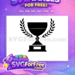 Free Laurel Wreath Free Gold Line Award Free SVG - Instant Download
