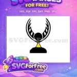 Free Golden Award Free Simple Trophy Silhouette Free SVG - Instant Download