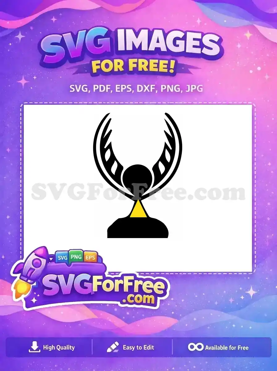 Free Golden Award Free Simple Trophy Silhouette Free SVG