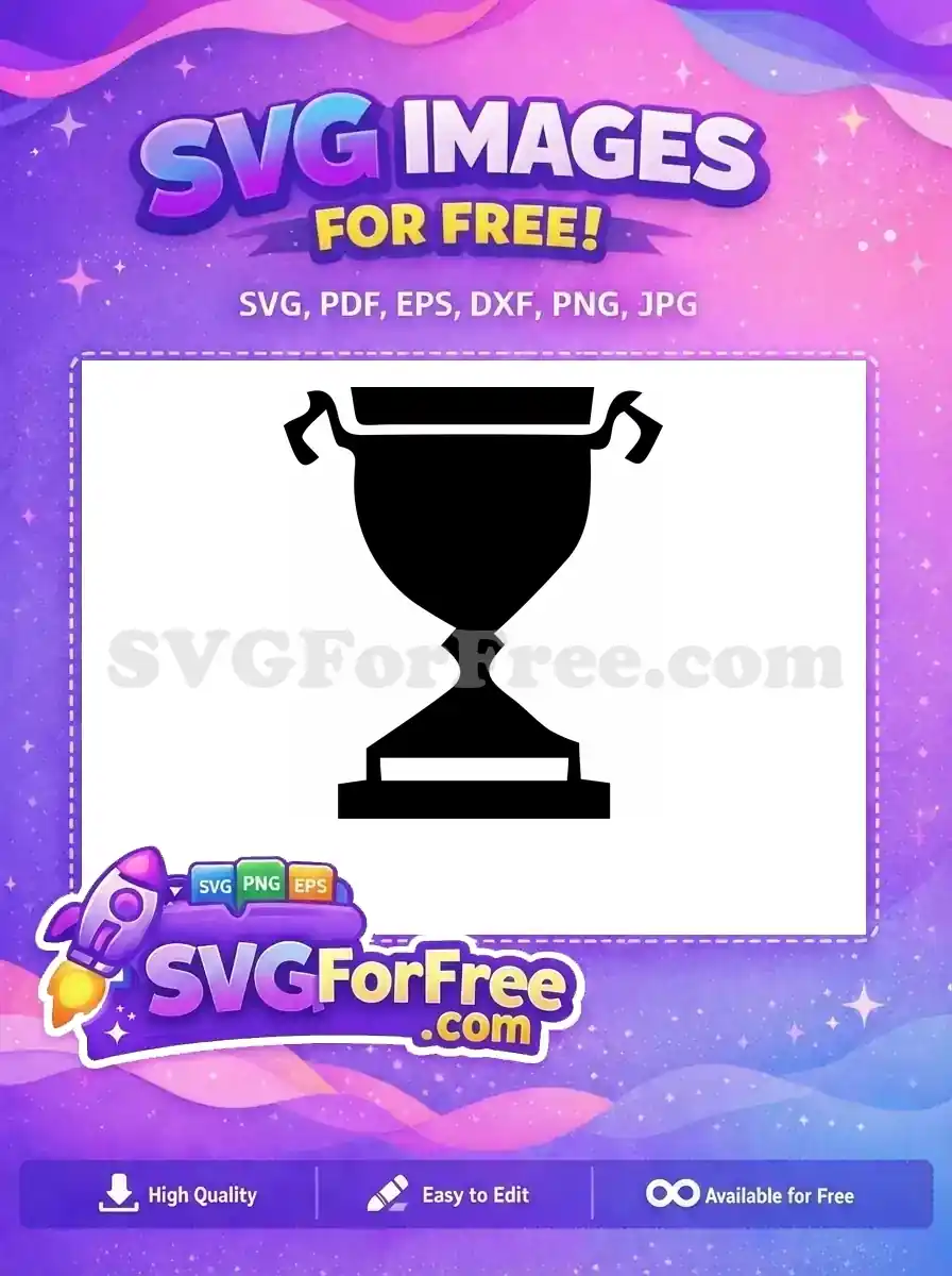 Free Simple Trophy Free Silhouette Award Free SVG 2