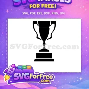 Free Award Trophy Free Silhouette Vector Competition Free SVG