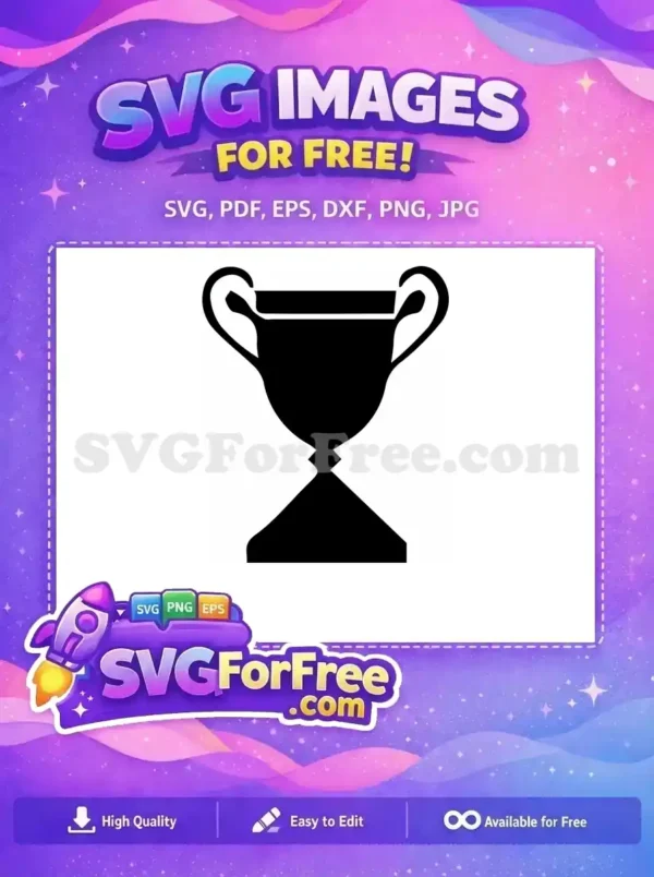 Free Simple Trophy Free Award Silhouette Celebration Free SVG 2