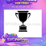 Free Black Trophy Free Silhouette Award Free SVG 2 - Instant Download