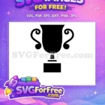 Free Black Trophy Free Silhouette Victory Award Free SVG 2 - Instant Download